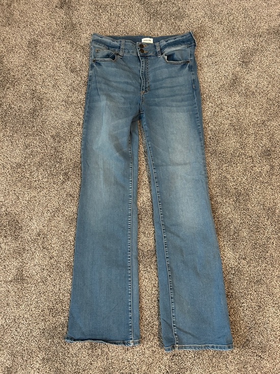 Sneak Peek Denim - Sneak Peek Medium Blue Flared Jeans